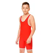 Трико борцовское 6517 детское (red) от магазина Супер Спорт